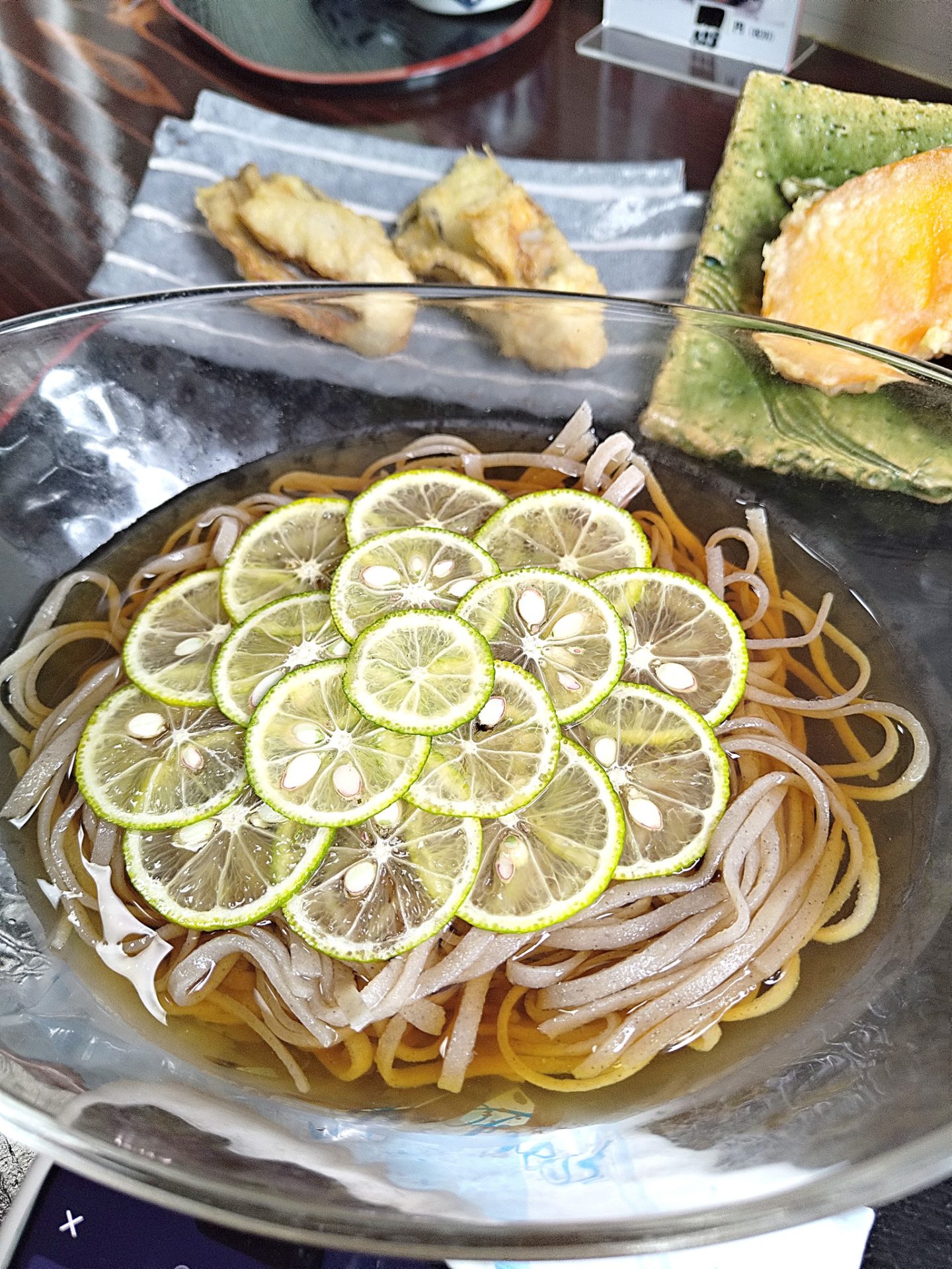 岩瀬の清水そば すだち蕎麦